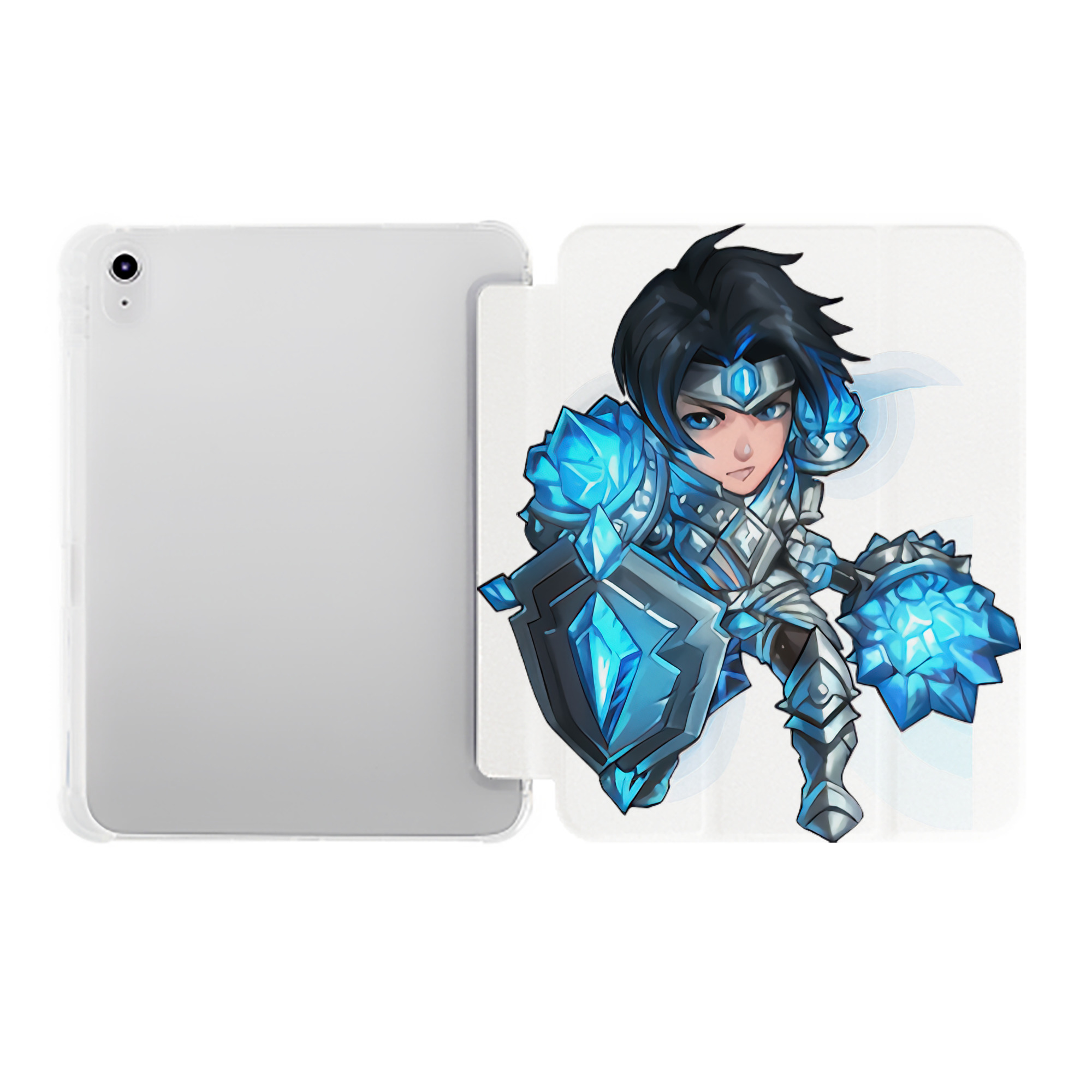 （画像用） リーグ・オブ・レジェンド League of Legends LOL IPad ケース ペン収納付き 三つ折りスタンド PUレザー×シリコン 対応機種9.5/10.5/10.9インチ